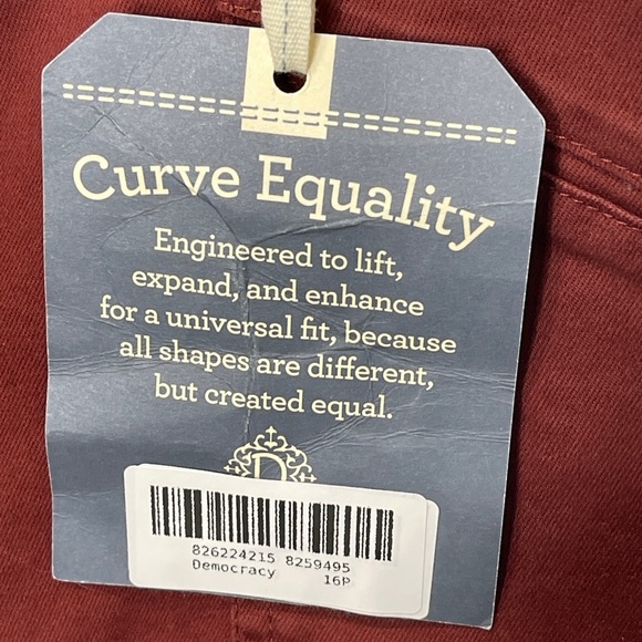 Democracy Ancient Clay Ab"solution Utility Relaxed Straight Leg Cargo Pants 16P - Picture 6 of 7